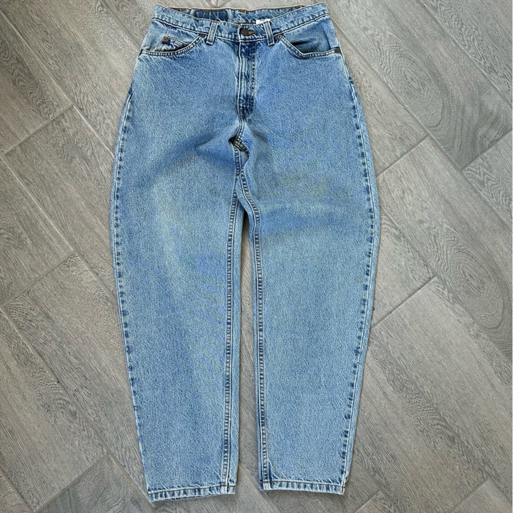 VTG Levi’s 560 Loose Fit Tapered Leg Jeans Blue Orange Tab 31x32 Made in USA